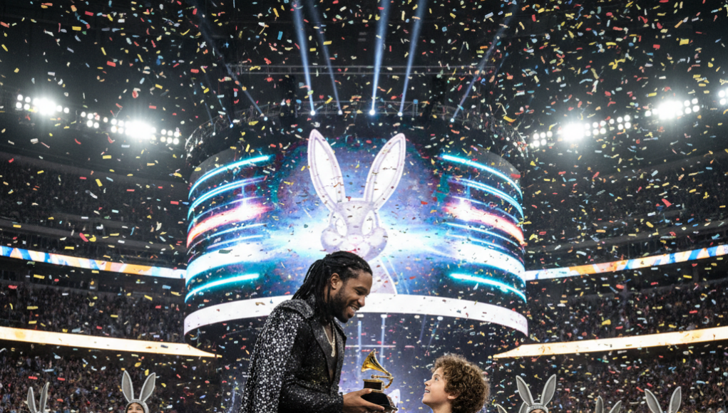 image-65 niño Bad Bunny Super Bowl