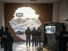 Coordinación Policial Exitosa: Detenida Presunta Banda Delictiva Tras Intento de Robo Bancario en Saltillo y Torreón Detención banda delictiva