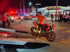 Joven Motociclista de 24 Años Resulta Lesionado en Accidente Vial en Torreón por Giro Imprudente Accidente motociclista Torreón