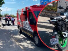 Motociclista sufre grave accidente en el bulevar Luis Encinas de Hermosillo accidente motociclista Hermosillo