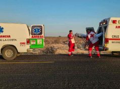 Trágico Accidente en Carretera a Desemboque: Niña de 2 Años Fallece en Choque entre Camión de Pasajeros y Sedán, Cuatro Heridos choque camión sedán Desemboque