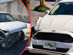 Accidente Automovilístico en Hermosillo: Dos Vehículos con Daños Materiales en Cruce de Avenidas accidente automovilístico Hermosillo