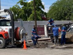 Persisten afectaciones por socavón y fugas de aguas negras en colonia Sahuaro de Hermosillo, a pesar de trabajos de Agua de Hermosillo socavón aguas negras Hermosillo